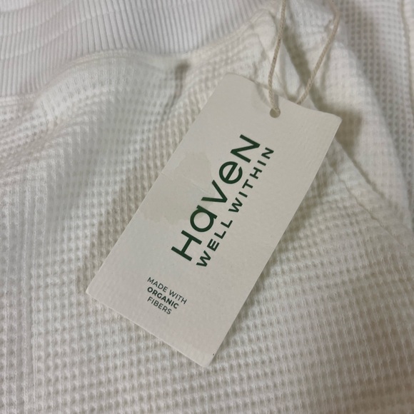 NWT Haven Well Within Women\'s White Joggers small